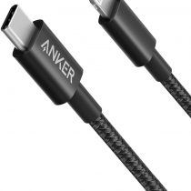 USB C to Lightning Cable, Anker New Nylon USB-C to Lightning Charging Cord for [Apple MFi Certified] for iPhone 11 Pro/X/XS/XR / 8 Plus/AirPods Pro, Supports Power Delivery (3.3ft, Black)