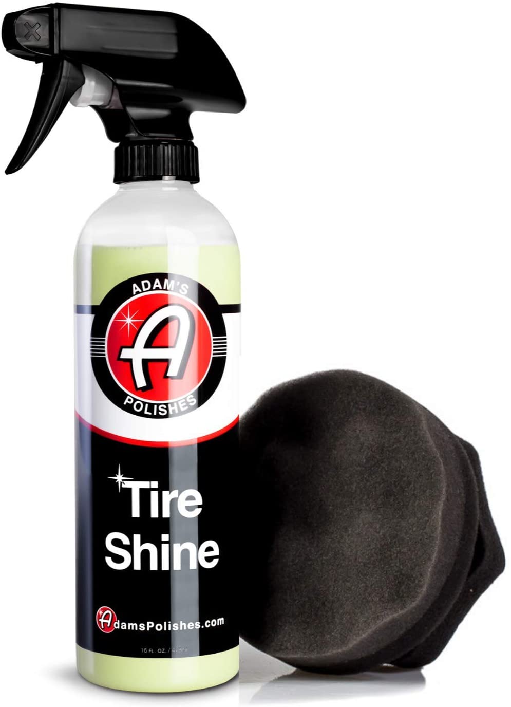 Adam's Tire Shine Combo - Spray Tire Dressing W/ SiO2 For Non Greasy Car Detailing