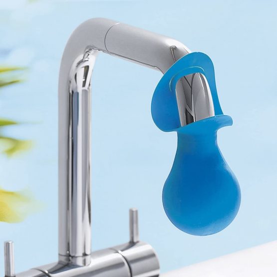 Limey Tap Descaling Gadget for Lime Scale Removal, Blue