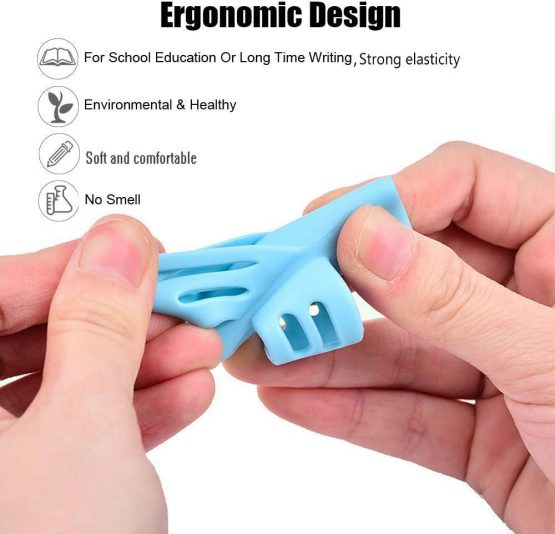 AISONBOO Pencil Grips for Kids Handwriting, Pen Grippers for Boys Girls, Preschool Writing Training Aid Grip, Toddler Beginners Kindergarten Writing Finger Grip - Image 3