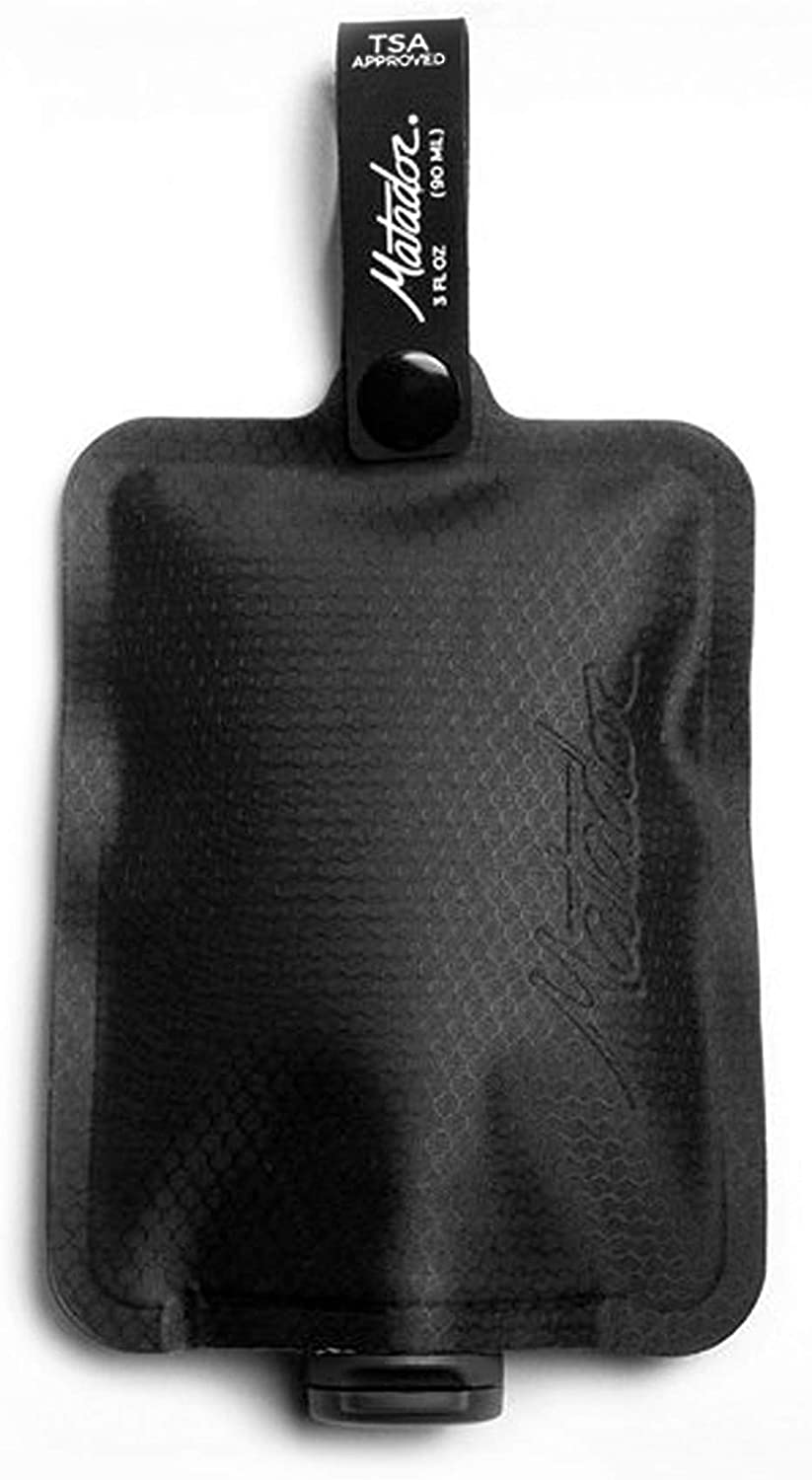 MATADOR FlatPak Toiletry Bottle 1pk Bag, 10 cm, 0,09 liters, Black