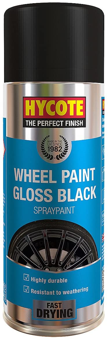 Hycote Gloss Black Wheel Paint , 400ml
