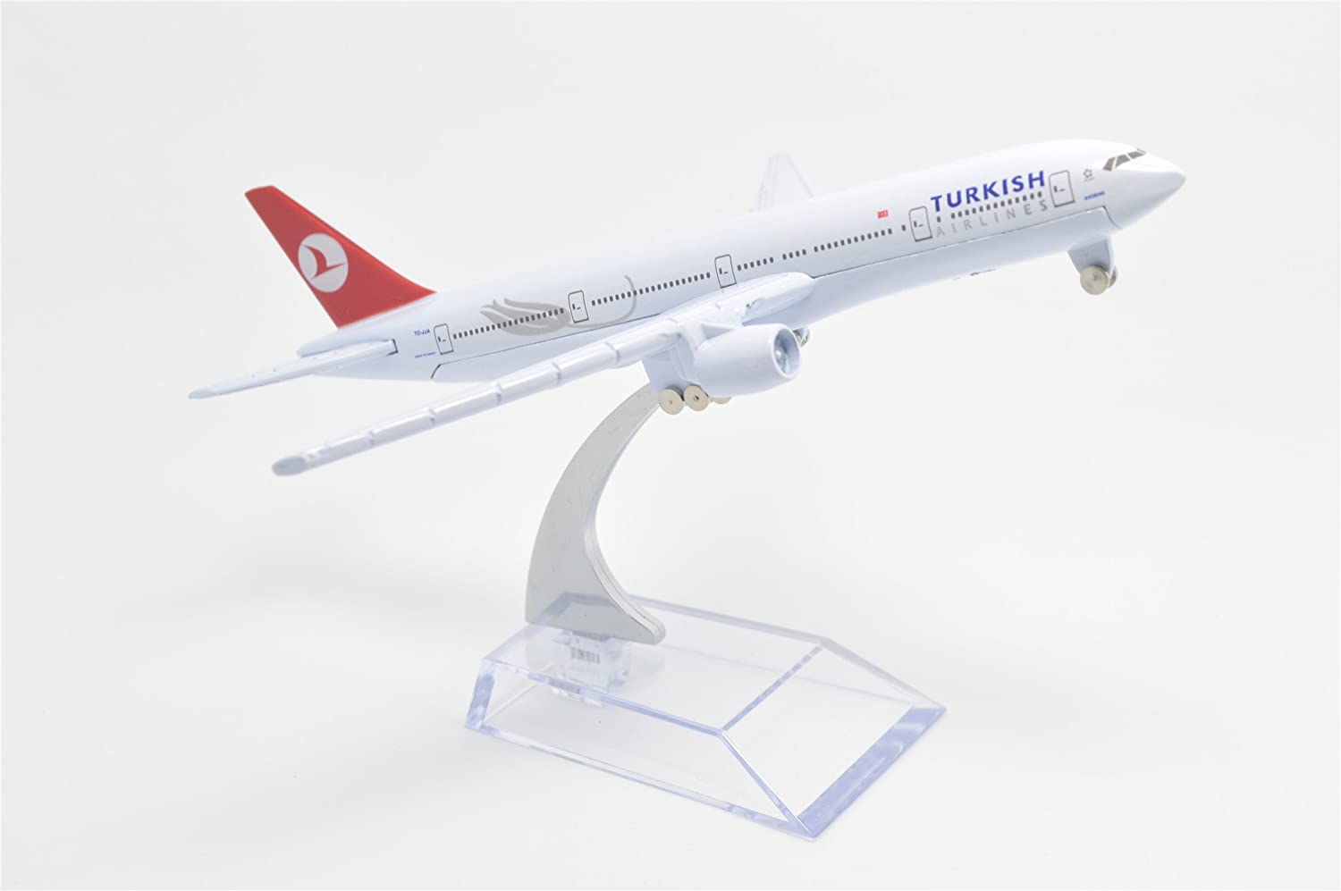 1:400 16cm Turkish Airlines Boeing B777 Metal Airplane Model Plane Toy Plane Model TANG DYNASTY TM
