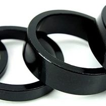 FOMTOR Bike Headset Spacers Bike Stem Spacers Fit 1 1/8-Inch Stem for MTB BMX Mountain Bike Road Bike 2mm 3mm 5mm 10mm x 3 (Aluminium Alloy)