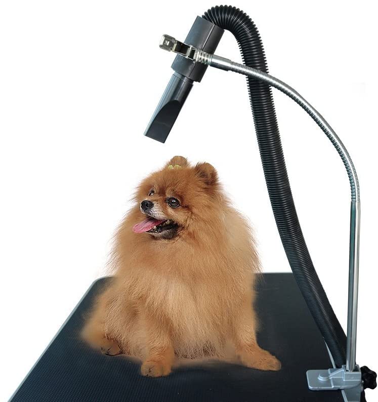 Gravitis Pet Supplies Heavy Duty Dog Hair Dryer Hose Holder - Holder Only - Suitable for use with Pet Grooming Table