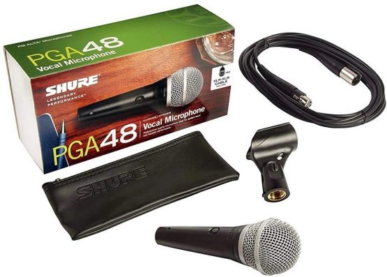 Shure PG ALTA Cardioid Dynamic Vocal Microphone with XLR-XLR Cable (PGA48-XLR) - Image 2
