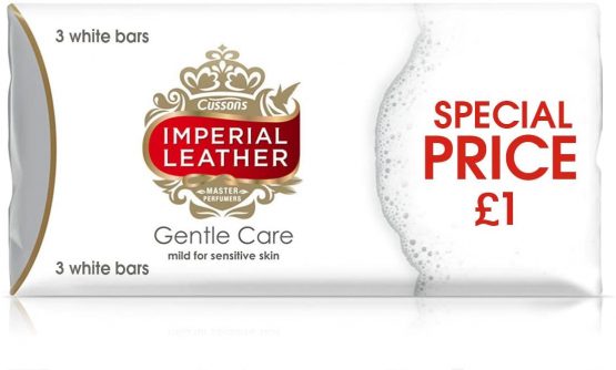 9x Cussons Imperial Leather Gentle Care Creamy Sensitive Skin Soap Bar 100g MILD - Image 2