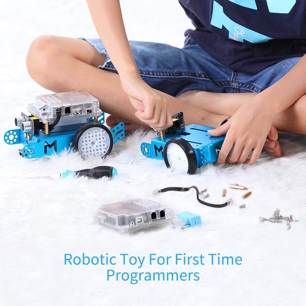 Makeblock mBot Coding Robot for Kids 8-12, Programmable Robot Compatible with Scratch and Arduino, Detects Obstacles - Image 4