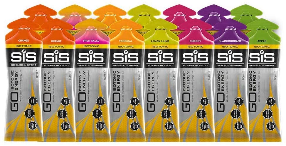 Science In Sport GO Isotonic Energy Gels, Running Gels with 22g Carbohydrates, Low Sugar, Variety Pack of Assorted Flavours - Image 2