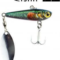 FISHN REALSPINNY spinner bait, jig, weight: 20g, size: 5cm, spinner blade: 3,8cm, artificial bait, for spin fishing for predatory fish such as pike, perch, trout, pike-perch