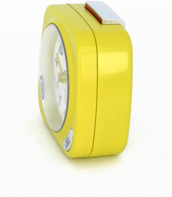 Atlanta Children's Alarm Clock Yellow for Boys Girls Analogue Quartz - 1936-2 - Image 3