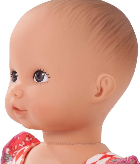 Gotz 1853035 Aquini Girl Vintage Doll - 33 cm Bathing Baby Doll Without Hair And Painted Brown Eyes - Suitable For Children Over 18 Months - Image 4