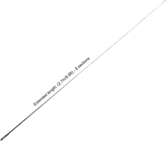 LENPABY High density carbon fiber material makes the Fishing Rod Spinning Telescopic Fishing Pole (2.7m/8.8ft) Extra heavy telescopic combo pole - Image 2