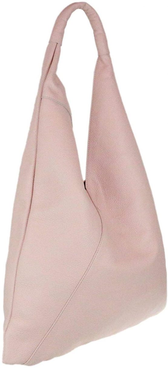 Girly HandBags V Shape Genuine Top Handle Bag - Image 2