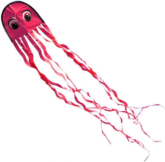 MIC CIM Octopus kite - Draki - Single line kite for children from 3 years old - incl. kite line