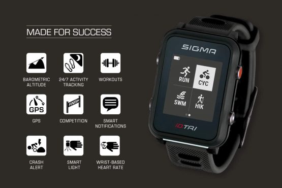 Sigma Sport iD Triathlon GPS Watch with Multisport Training Mode, Wrist-Based Heart Rate, Outdoor Navigation, Lightweight and Waterproof - Image 4