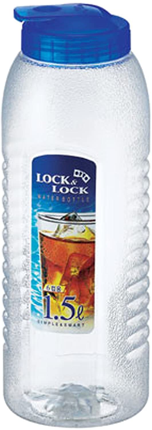 Lock & Lock HAP731 Water Bottle 1.5 Litre, Clear, 1500 ml
