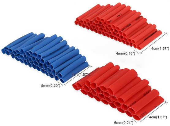 H&S 532pcs Heat Shrink Tubing Cable Sleeve Heat Shrink Wrap Tube Sleeving Electric Insulation Protection Kit - Image 4
