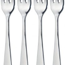 MasterClass Kitchen Craft Cake Fork Set, Silver, 4-Piece