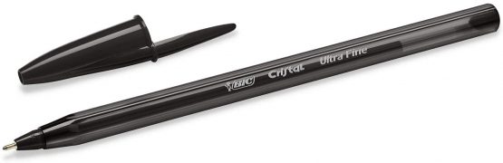 BIC Crystal Exact Fine Point Pens (0.7 mm) - Black, Box of 20 - Image 3