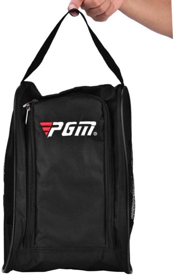 Golf Shoe Bag Men Women Golf Travel Shoe Bag/Tote Case Waterproof Portable Breathable Golf Shoes Pocket Pouch With Zipper Closure