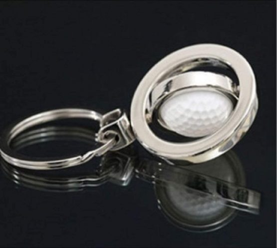 LL-Golf® Rotating 3D Golfball Keychain / Present / Gift / key ring - Image 3