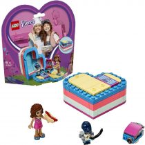 LEGO 41387 Friends Olivia’s Summer Heart Box Toy, Collectible Dolls Set