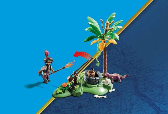 Playmobil Pirates 70414 Pirate Island with Treasure, for Children Ages 5+ - Image 4