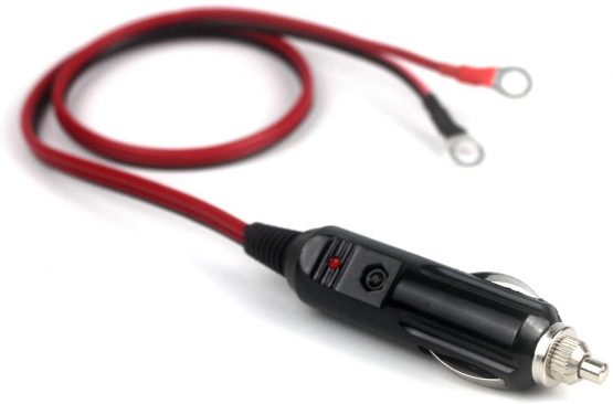 Car Cigarette Lighter Male Socket to O Ring Terminal Connector with 20A Fuse for Car Inverter,Air Pump,Electric Cup,Car Audio,Car MP3,etc 12V 24V 1.6FT - Image 4