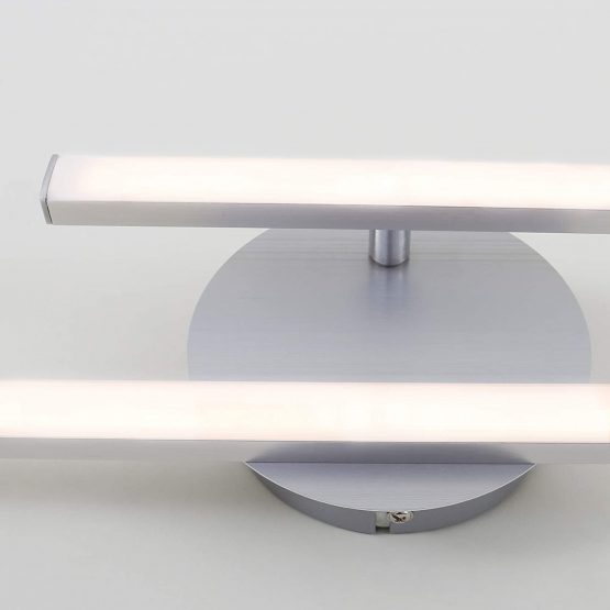 Briloner Leuchten LED Ceiling Light, 2-Bulb Ceiling Light, 700 Lumen, 3000 Kelvin (Warm White) 9 Watt, Aluminium-Coloured, 782x120x110mm (Lxwxh) - Image 4