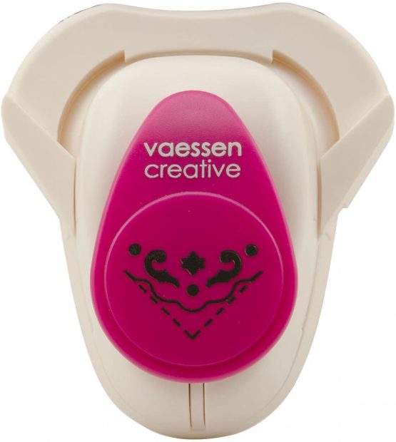 Vaessen Creative Craft Paper Corner Rounder Punch, Tulip, for DIY Projects, Scrapbooking and Card Making, Multi-Colour, 14 x 10 x 5 cm