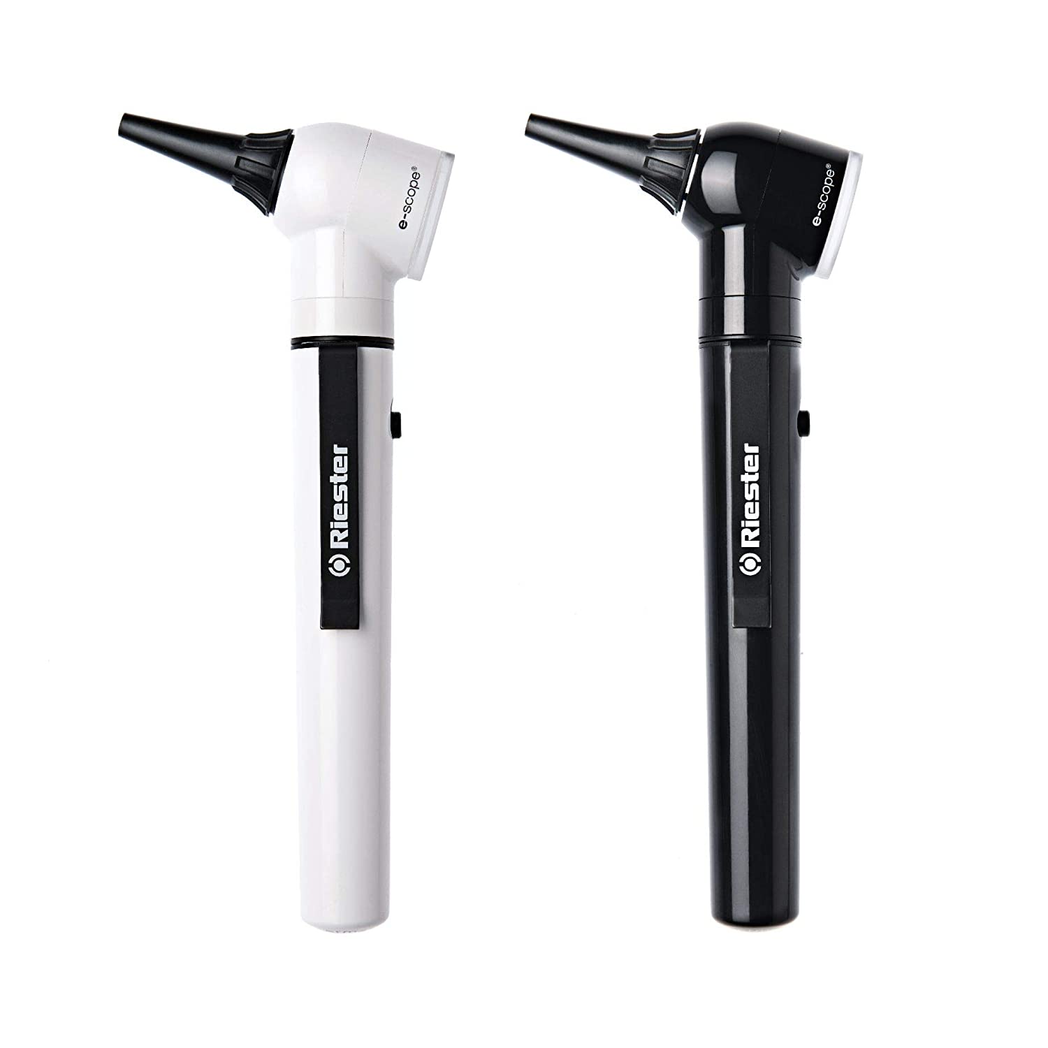 Riester 2101-201 e-scope Direct Illumination Otoscope with 2.5V Xenon, Black - Image 2
