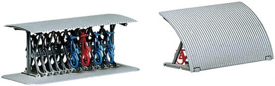 Faller 272535 Bicycle Stands and Bicycles Set of 2 - Image 2