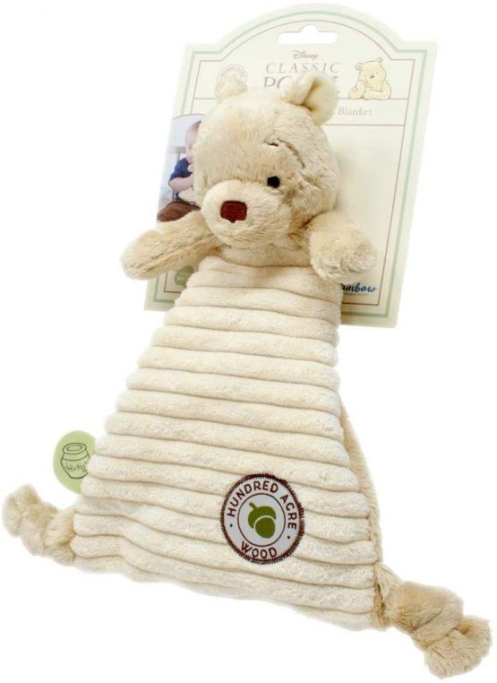 WINNIE THE POOH Rainbow Designs - Hundred Acre Wood - Baby Comfort Blanket, 200 g,RBD-TOY44