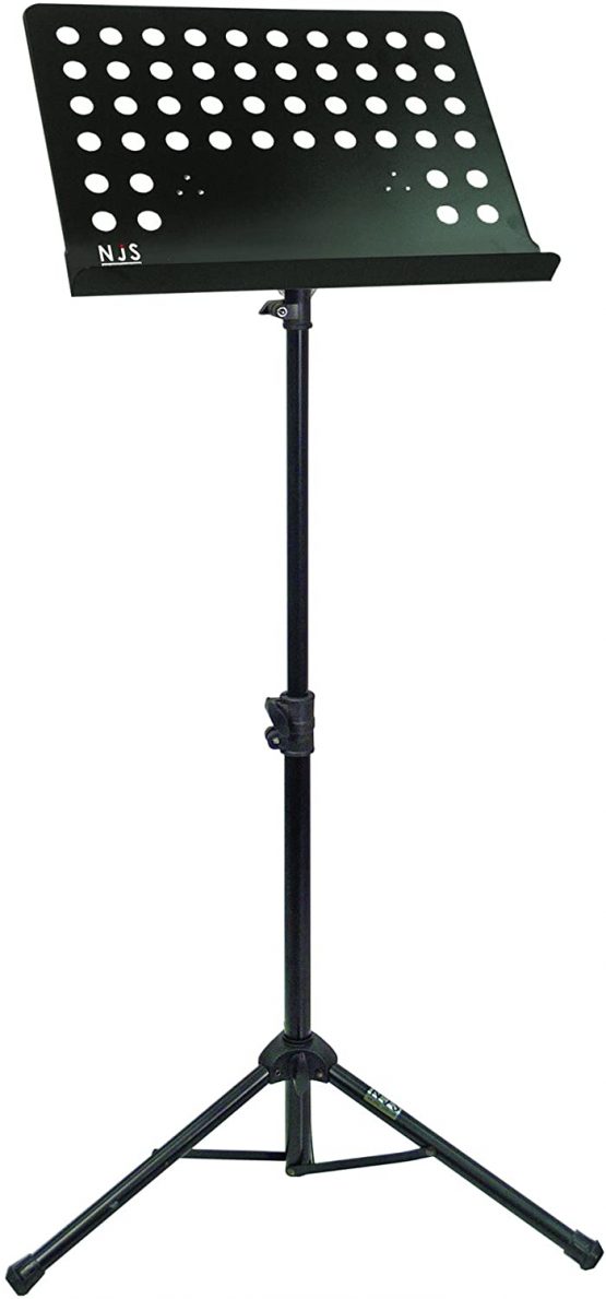 New Jersey Sound NJS080 Sheet Music Stand with Height and Angle Adjustment
