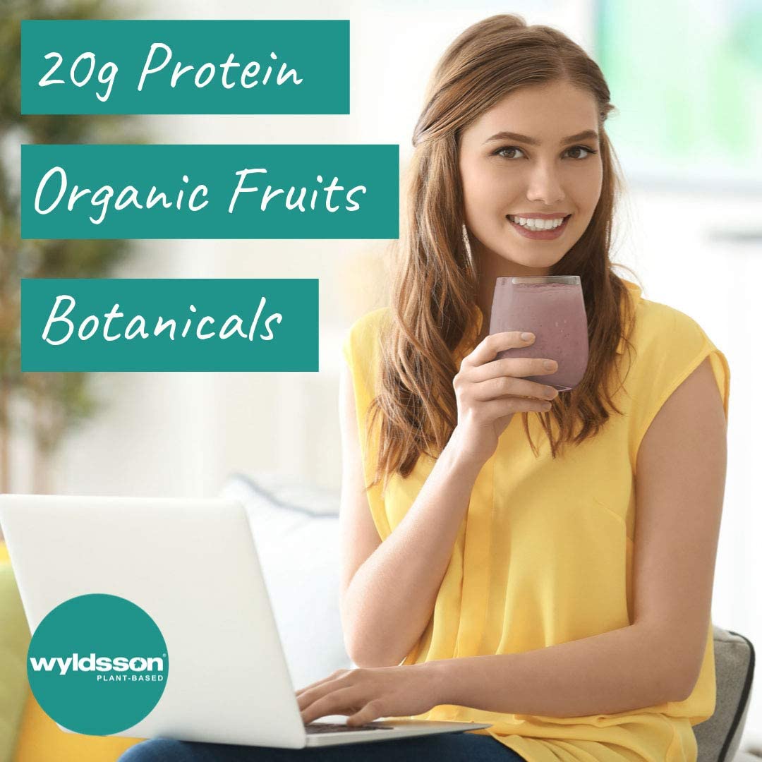 Vegan Protein Powder (1kg), 28 Servings, EarthChamp by Wyldsson, Plant Based Chocolate Protein Powder Shake, Dairy Free - Image 3