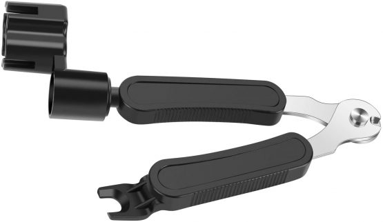 Guitar String Winder Cutter and Bridge Pin Puller, Guitar Repair Tool Functional 3 in 1 (with 24 picks)