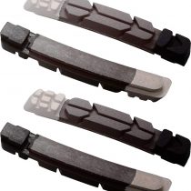 BBB Cycling TriStop Replacement Bike Brake Pads, Compatible with BBB Tristop Brake Shoes, 2 Pairs (4 Pieces)