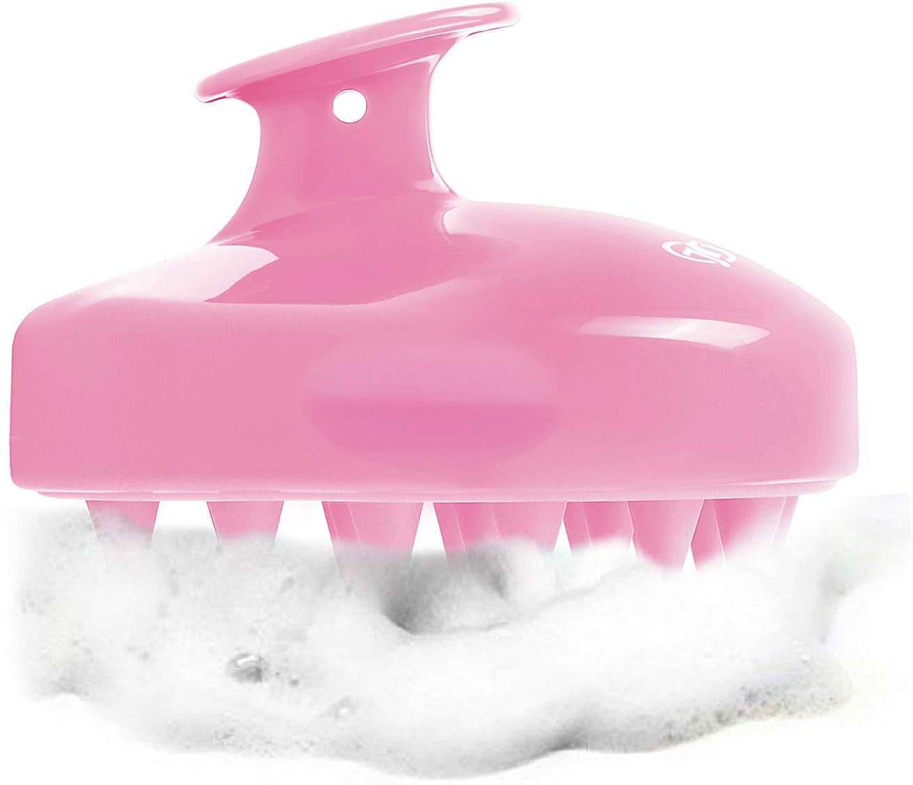 FREATECH Scalp Massager Shampoo Brush with Soft Silicone Bristles for Hair Growth and Care Scalp Scrubber Exfoliator for Dandruff Removal Hair Massager for Wet & Dry Use