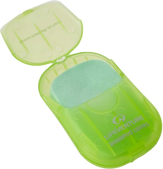 Lifeventure Travel Wash Leaves x50 Foaming Paper Soap Flakes for Home Travel Camping Hiking and Outdoor Activities - Image 2
