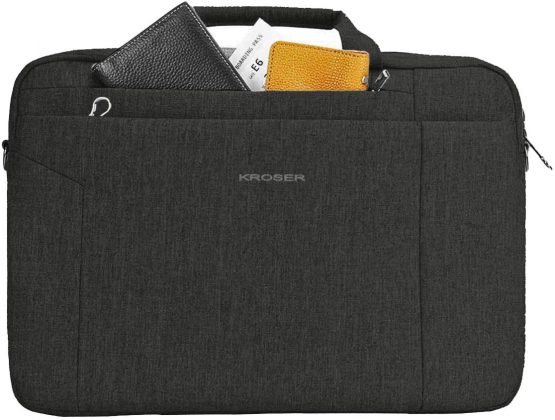 KROSER Laptop Bag 15.6 Inch Briefcase Water Repellent Laptop Shoulder Bag Satchel Tablet Bussiness Carrying Handbag Laptop Sleeve for Women/Men - Image 2