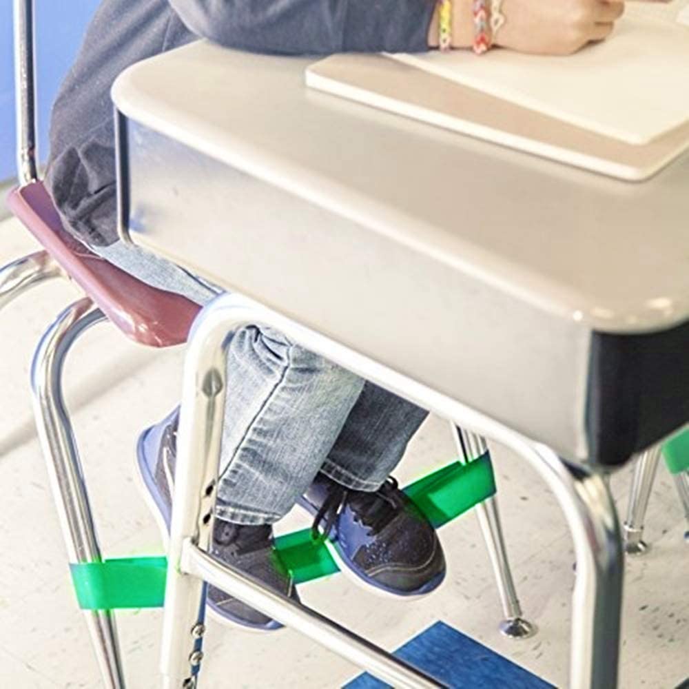 JeVenis Natural Latex Stretch Foot Bands Chair Fidget Bands Workout Autism Sensory Needs Stretch Foot Band for Chairs by Rehab - Image 2