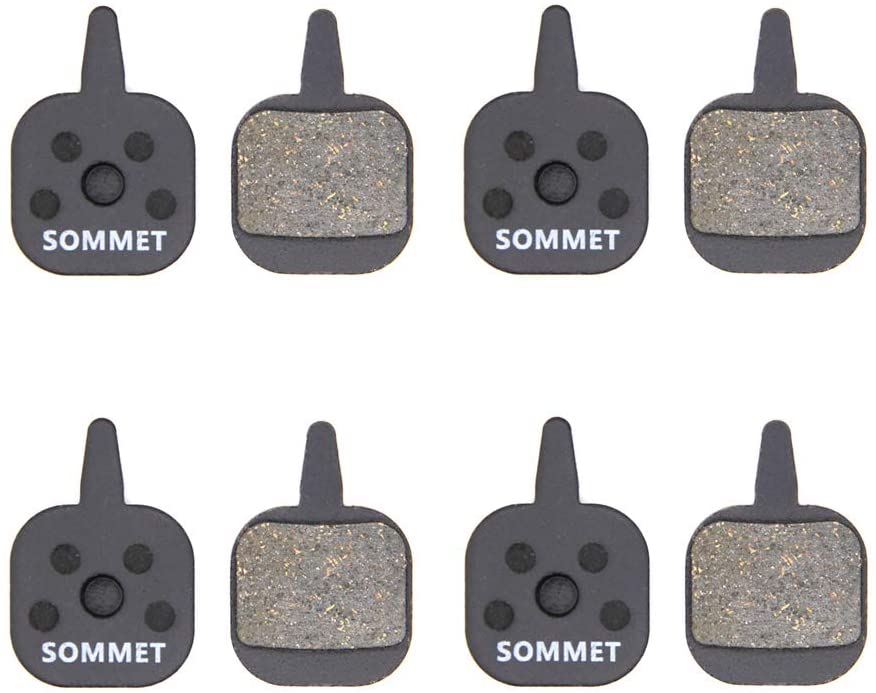 SOMMET 4 works Resin and Semi-Metallic Disc Brake Pads fit for Tektro IO/Novela/Aquila/Old Gemini/HYDRAULIC/MECHANICAL N11.11