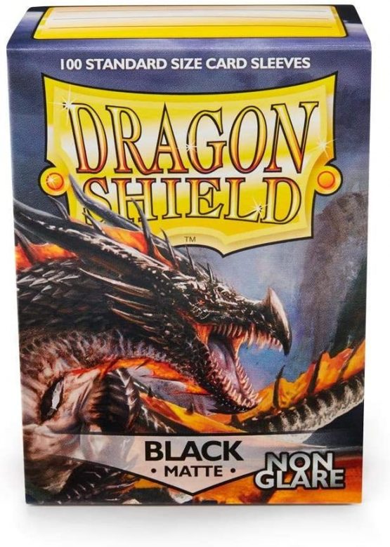 Arcane Tinmen ApS ART11802 Dragon Shield: Matte – Black, Non Glare (100), Multicoloured