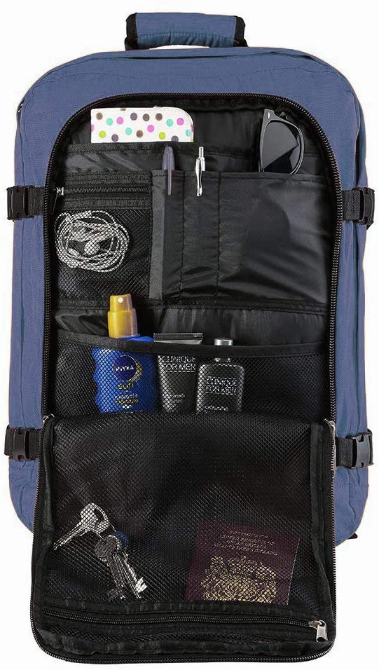 Metz for Easyjet Cabin Bag 45x36x20, Carry On Bag, Under Seat Travel Backpack, Recycled Polyester, Compression Straps - Image 2