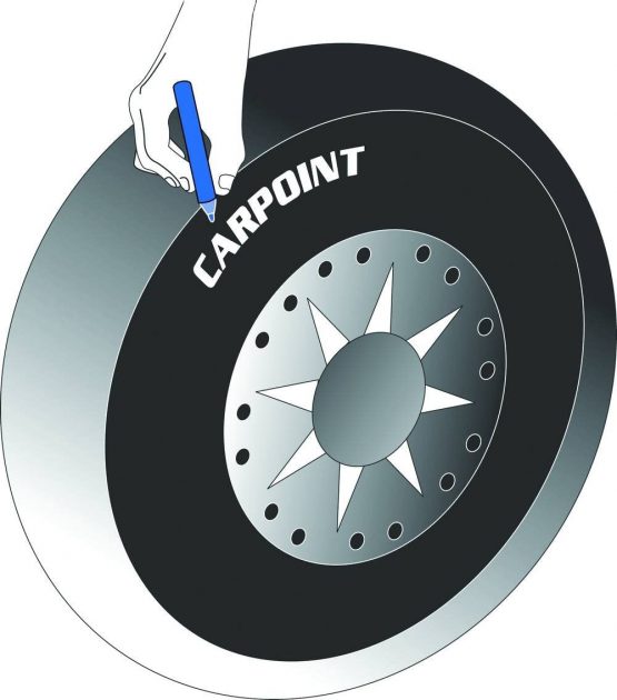 Carpoint 1712101 Tyre Pen White - Image 2