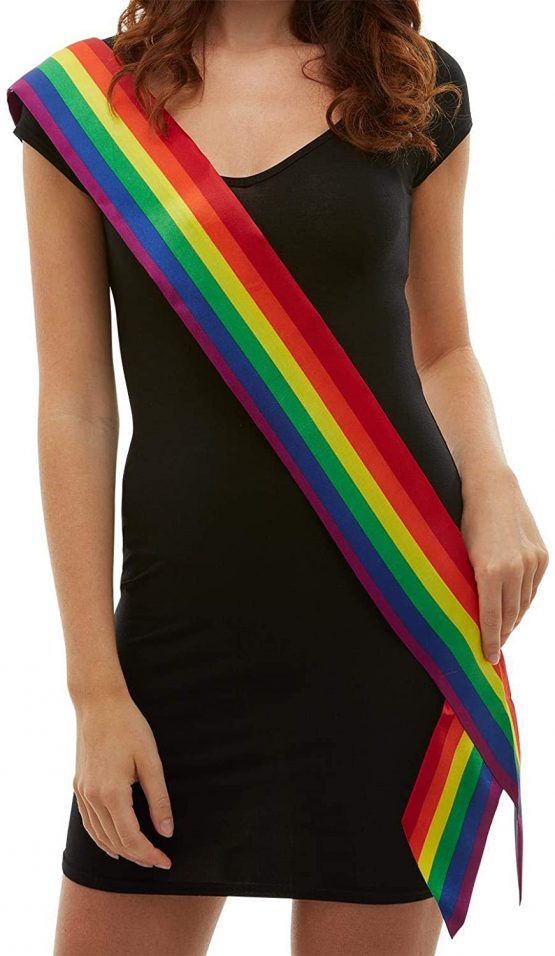 Smiffys 50997 Rainbow Sash, Unisex Adult, Multi-Colour, One Size - Image 2