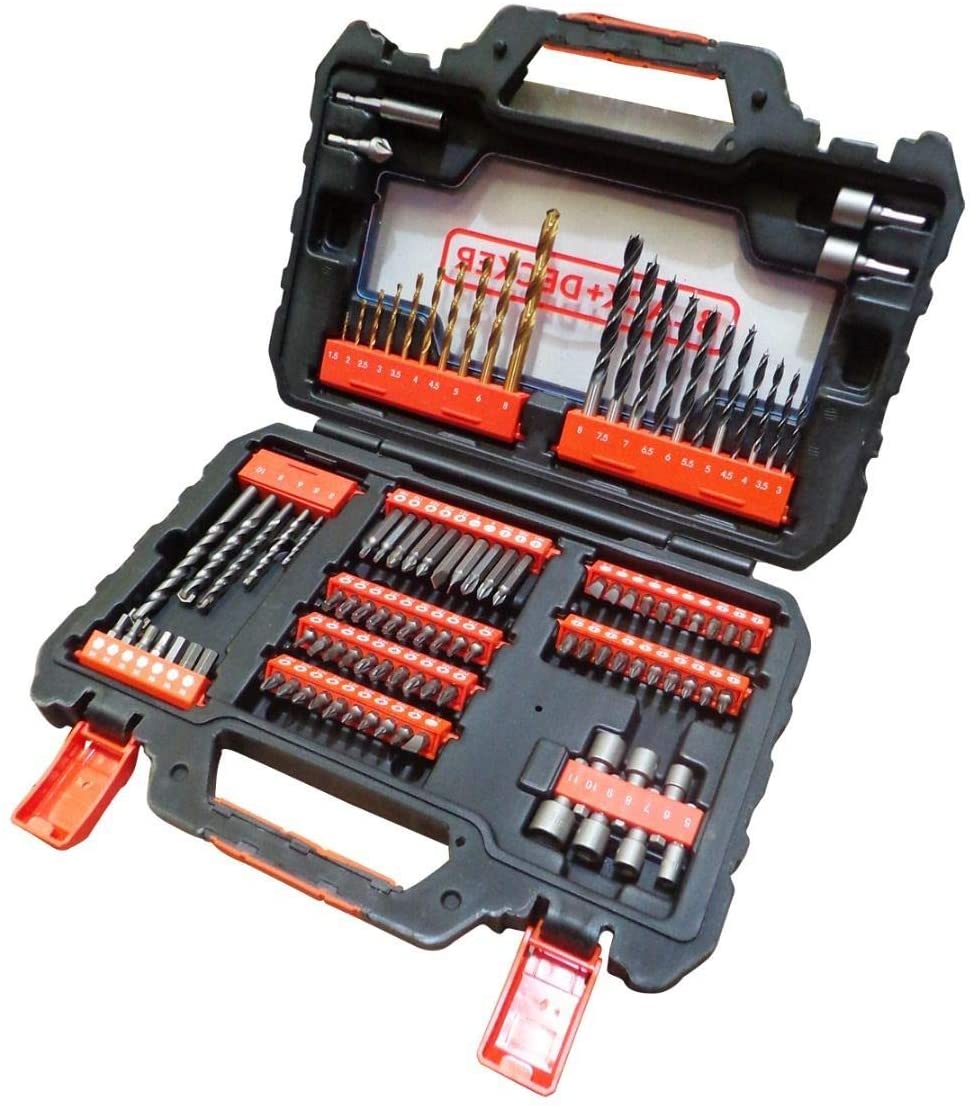 BLACK+DECKER A7230-XJ 104 Easy Grip Drill Piece Set - Black (1-Piece) - Image 2