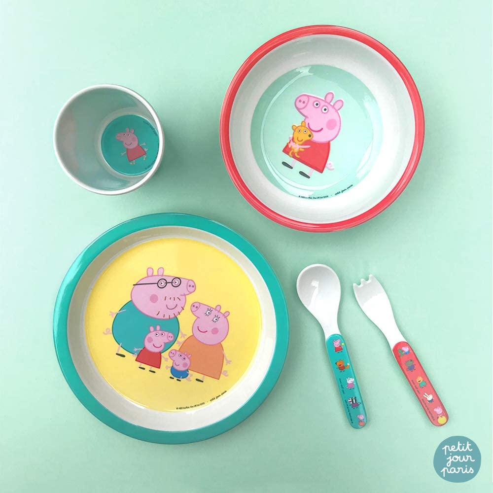 Petit Jour Paris - Set of 5 Pieces Peppa Pig - with Its Gift Box!, Mehrfarbig, 5 Stück (1er Pack) - Image 3