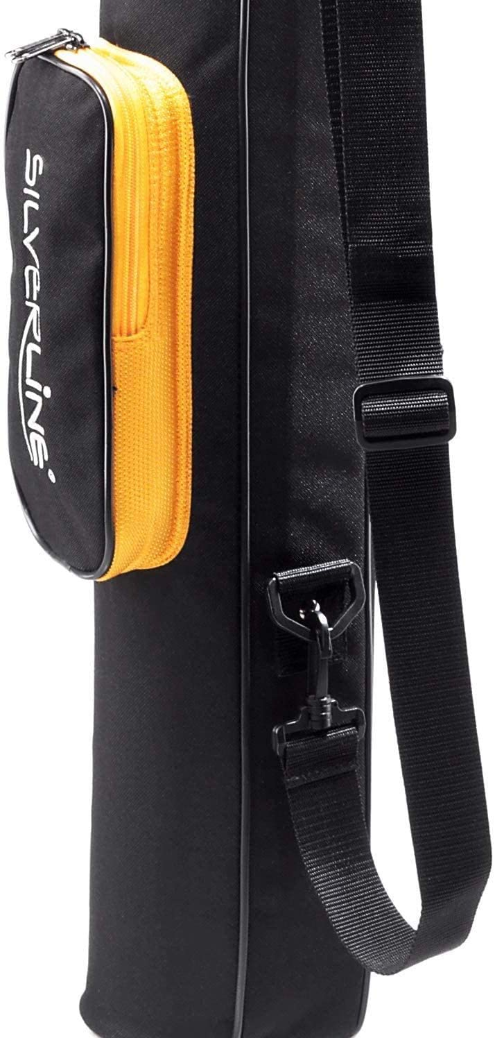 Golf Pencil Bag - Rang Bag - Travel Bag...... Colour: black / orange - Image 4